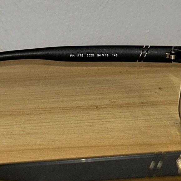 Polo Ralph Lauren PH1175 9038 56/18-145 Blk Men’s Eyeglass Frames Only - Picture 4 of 7